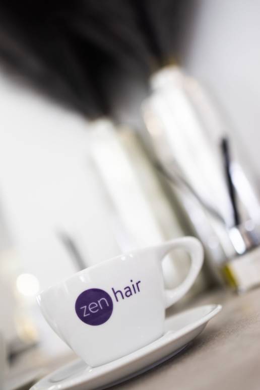 zen hair coffee mug
